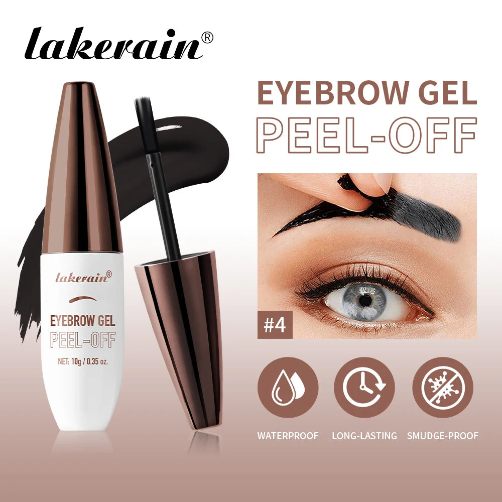 Waterproof Peel-Off Eyebrow Tint Gel for Long-Lasting Natural Brows - 2