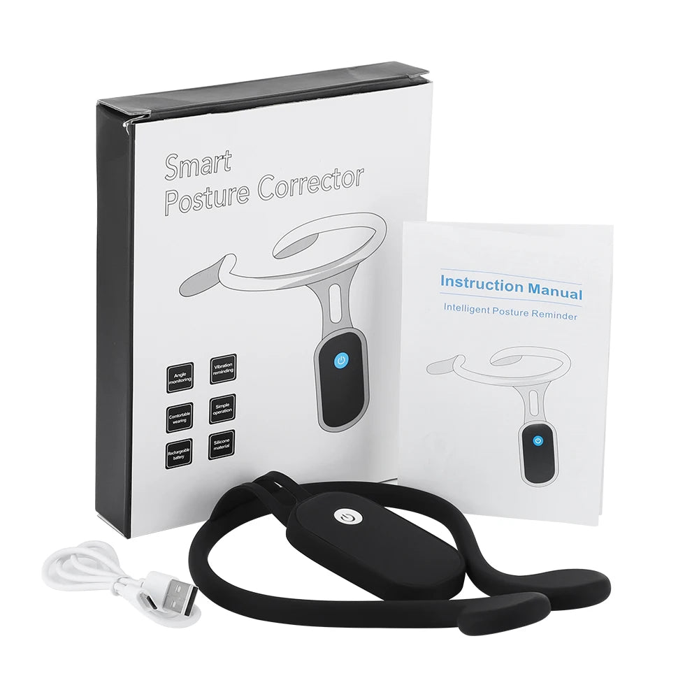 Intelligent Posture Corrector with LCD Display and Vibration Reminder