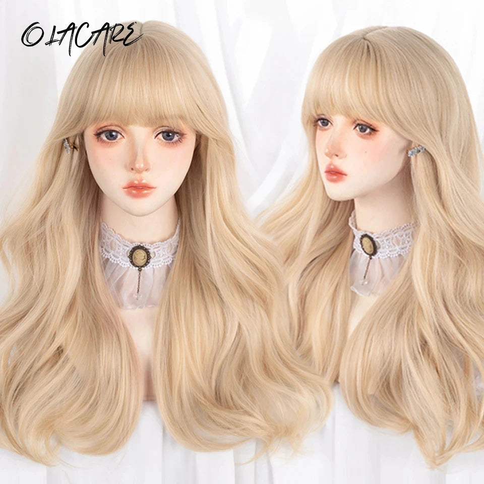 Long Wavy Ombre Cosplay Wig for Women