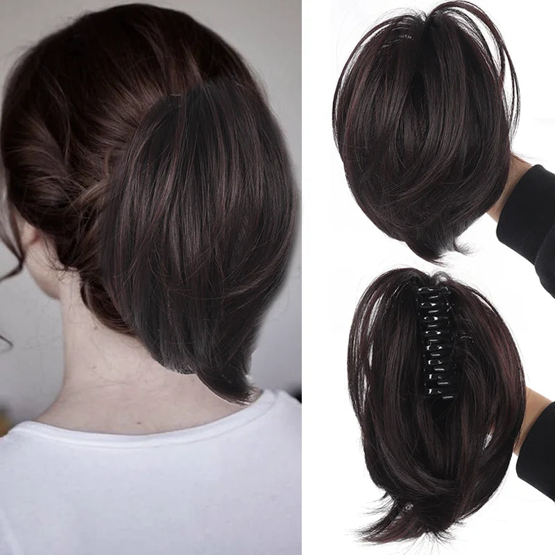 Messy Bun Hair Extension Clip for Instant Volume - 17