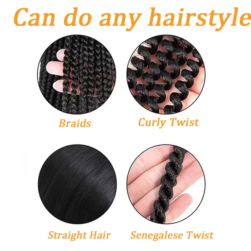 Glitter Tinsel Jumbo Braiding Hair Extensions for Festivals