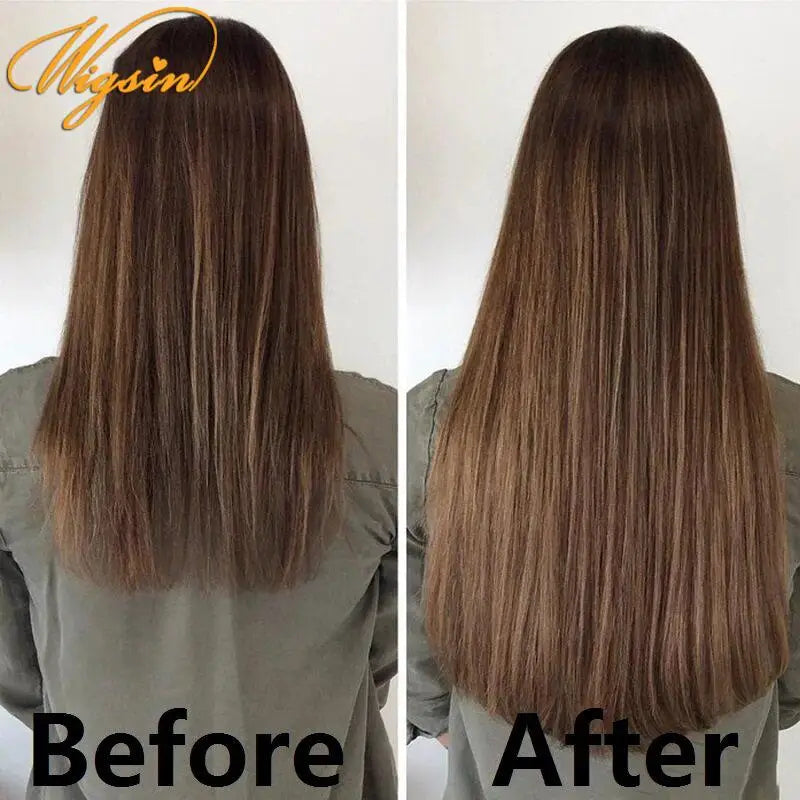 Long Straight Clip-In Hair Extensions for Instant Volume and Length - 6