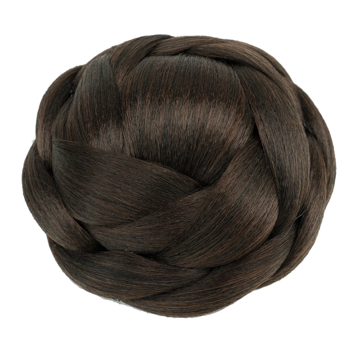 Synthetic Braided Chignon Bun Hair Extension Clip-In