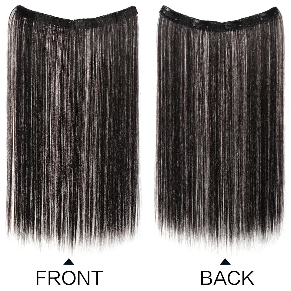 20 Inch Straight Clip-In Hair Extensions for Instant Highlights
