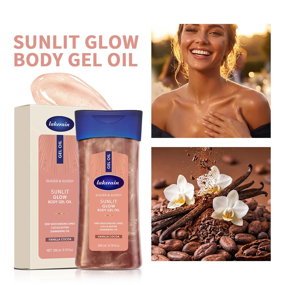 Sunlit Glow Body Shimmer Oil for Radiant Hydrated Skin - 1