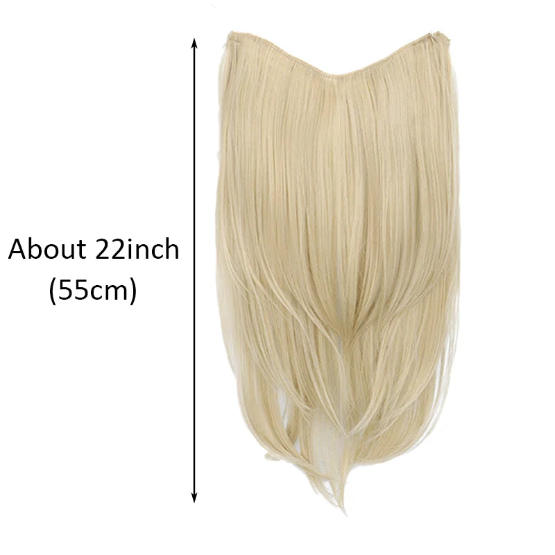 Long Straight Layered Clip-in Hair Extension for Women