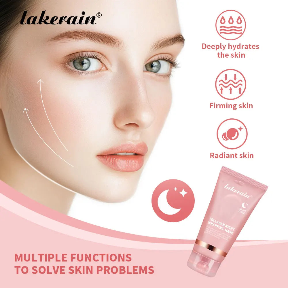 Collagen and Turmeric Overnight Peel-Off Face Mask for Deep Hydration - 2