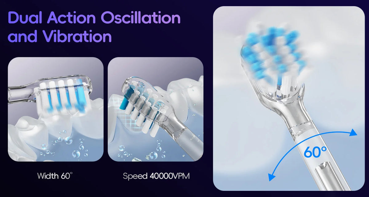 Portable Electric Water Flosser and Sonic Toothbrush Oral Care Combo Set