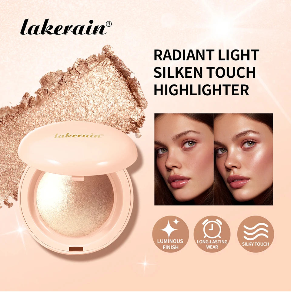 Baked Illuminator Powder for a Natural Radiant Glow and Shimmer Finish
