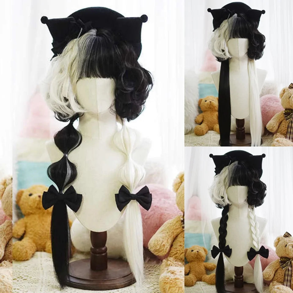 Long Wavy Blonde Cosplay Wig with Bangs - 101