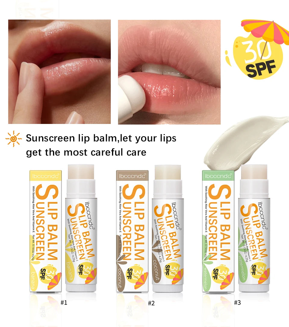 Sunscreen Lip Balm with SPF 30 for Daily UV Protection and Hydration - 9