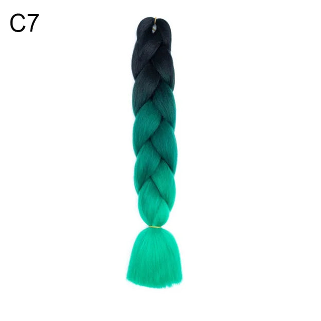 24-Inch Ombre Jumbo Braiding Hair Extensions