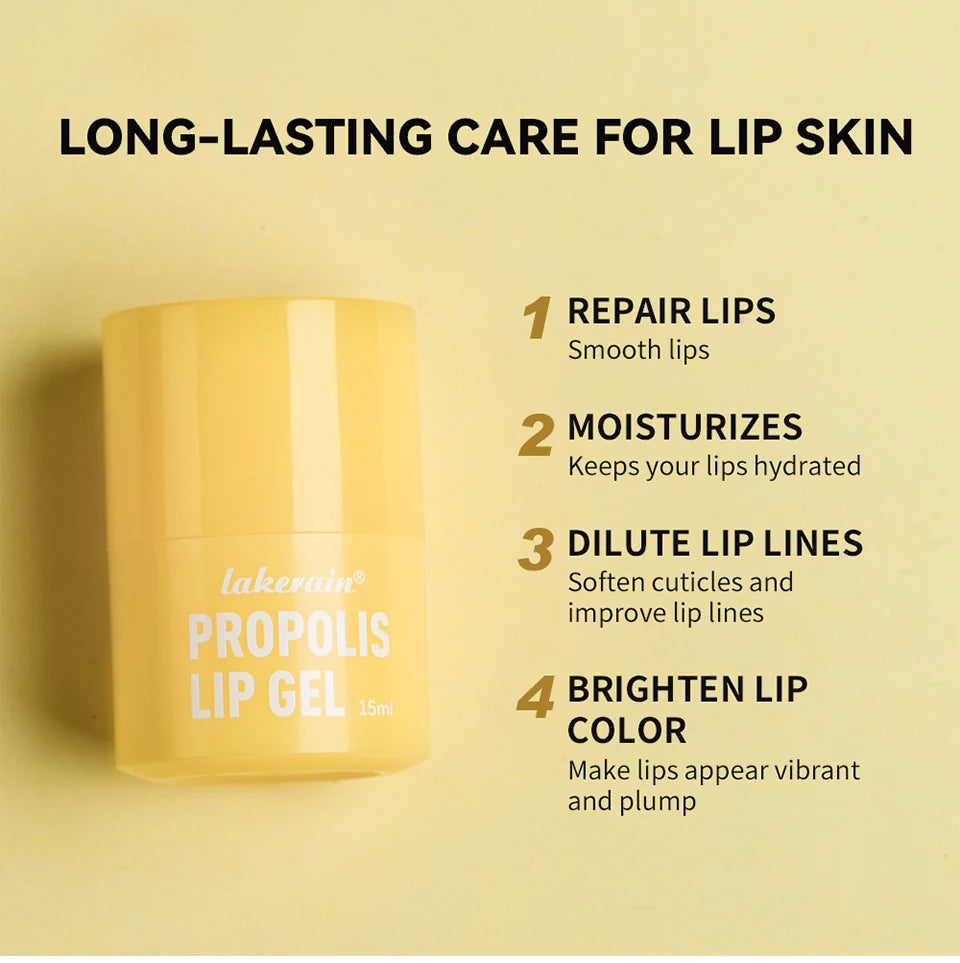 Propolis Hydrating Lip Repair Gel for Smooth and Soft Lips