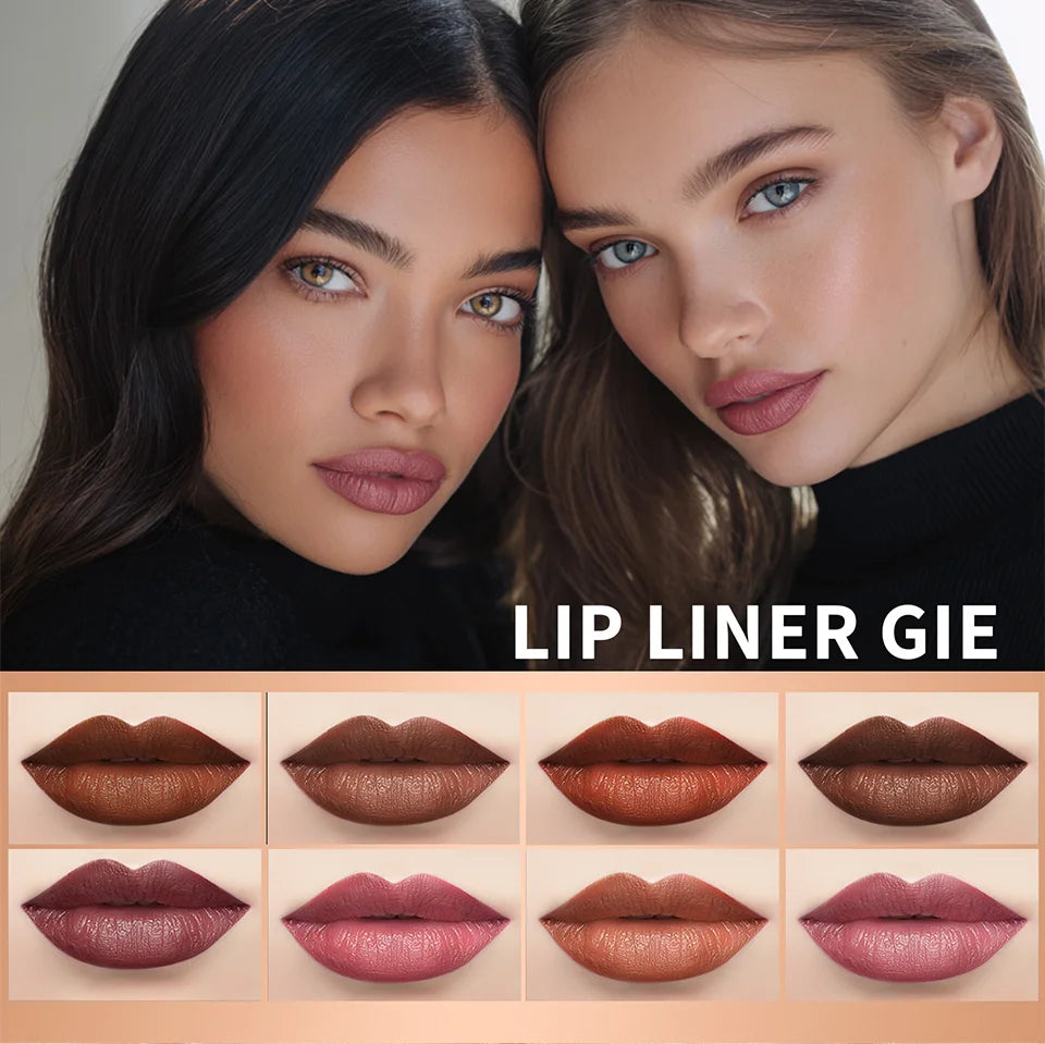 Waterproof Felt Tip Lip Liner Stain for Long Lasting Sculpted Lips - 10