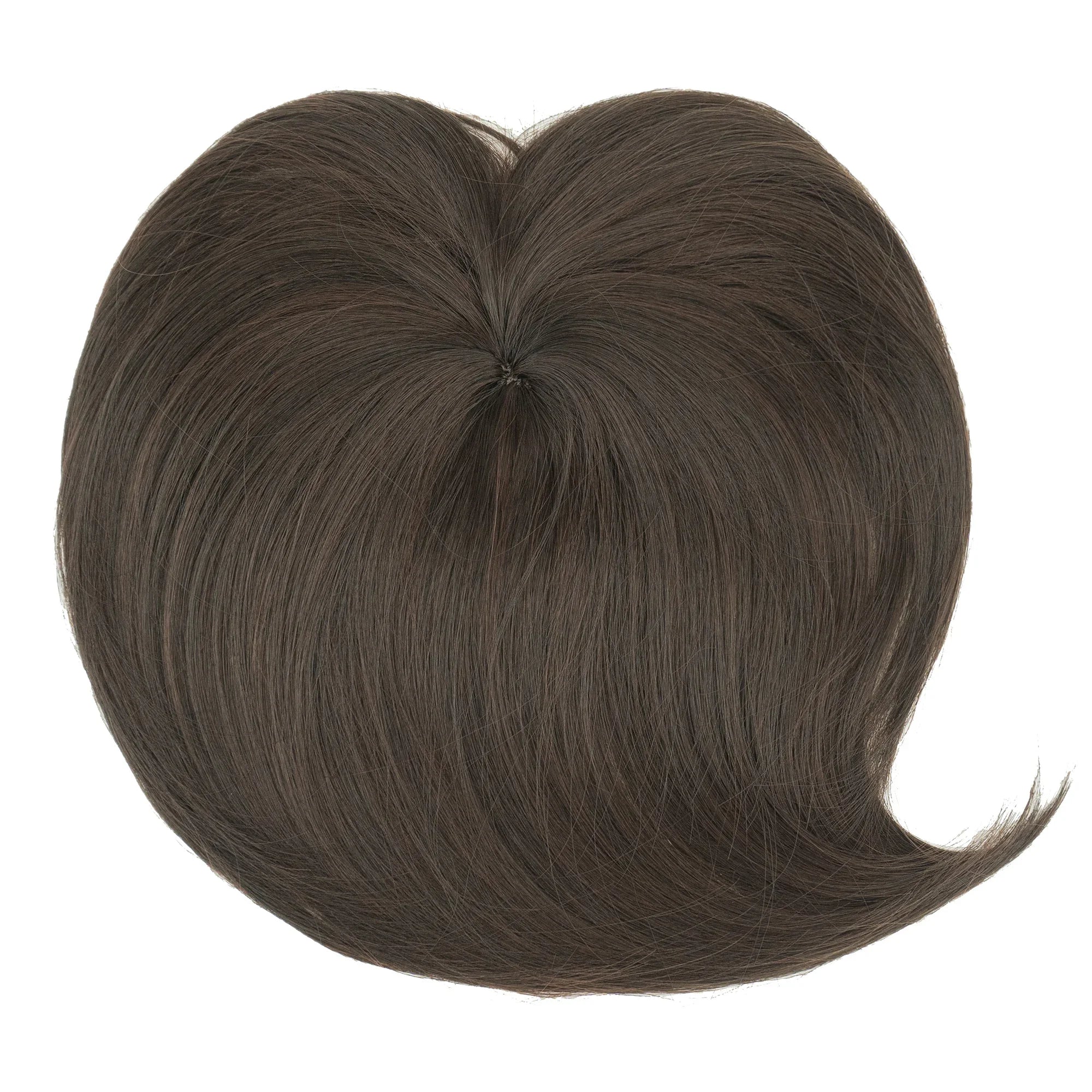 Clip-In Synthetic Hair Topper with Bangs for Natural Volume - 7