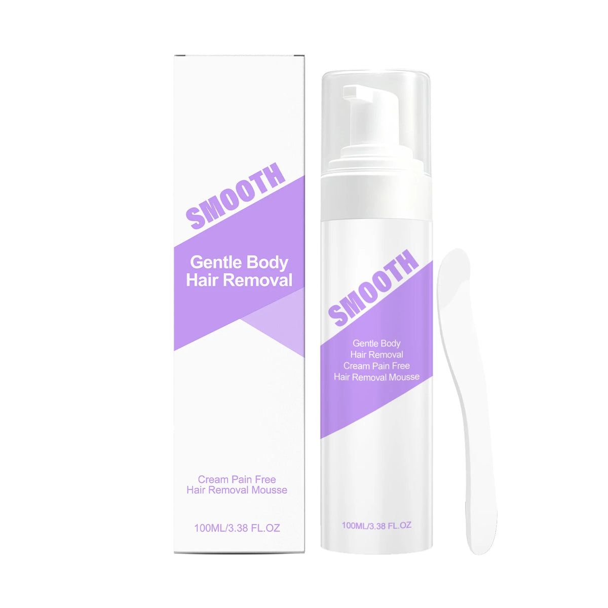 Painless Hair Removal Mousse Foam for Smooth Skin on Arms Legs and Body