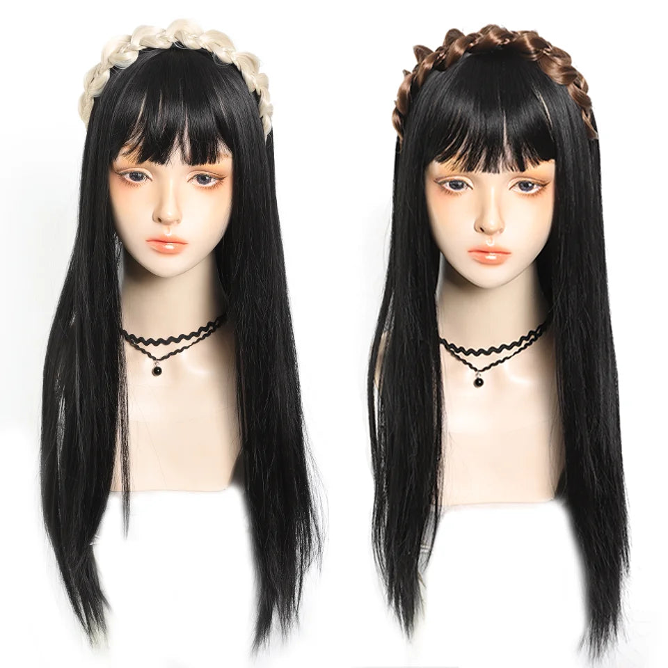 Synthetic Braided Hair Headband for Instant Styling