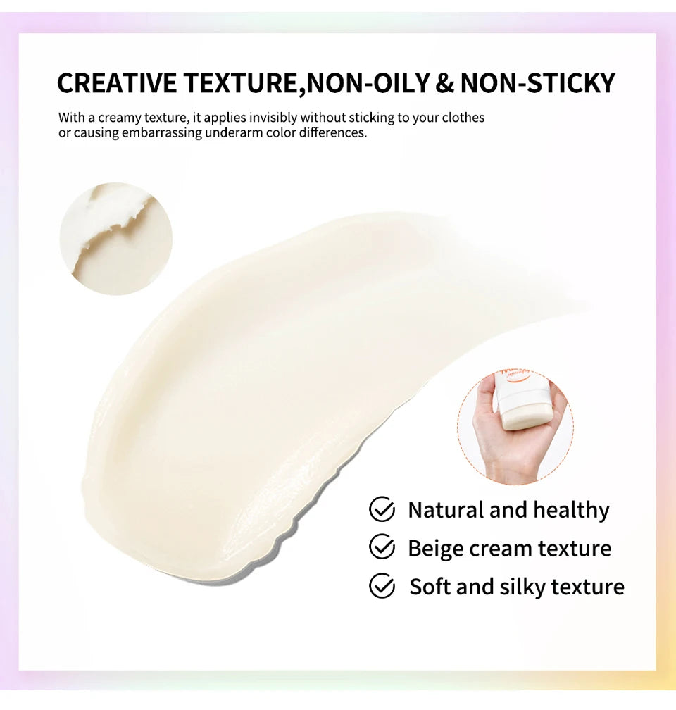 Natural Long-Lasting Solid Deodorant Stick for Fresh Underarm Care