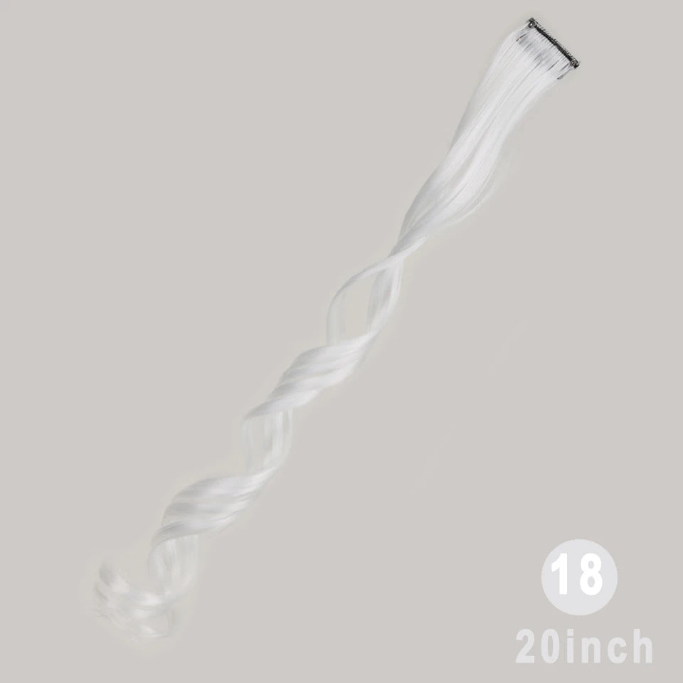 22 Inch Wavy Clip-In Hair Extensions for Daily Style and Parties - 20