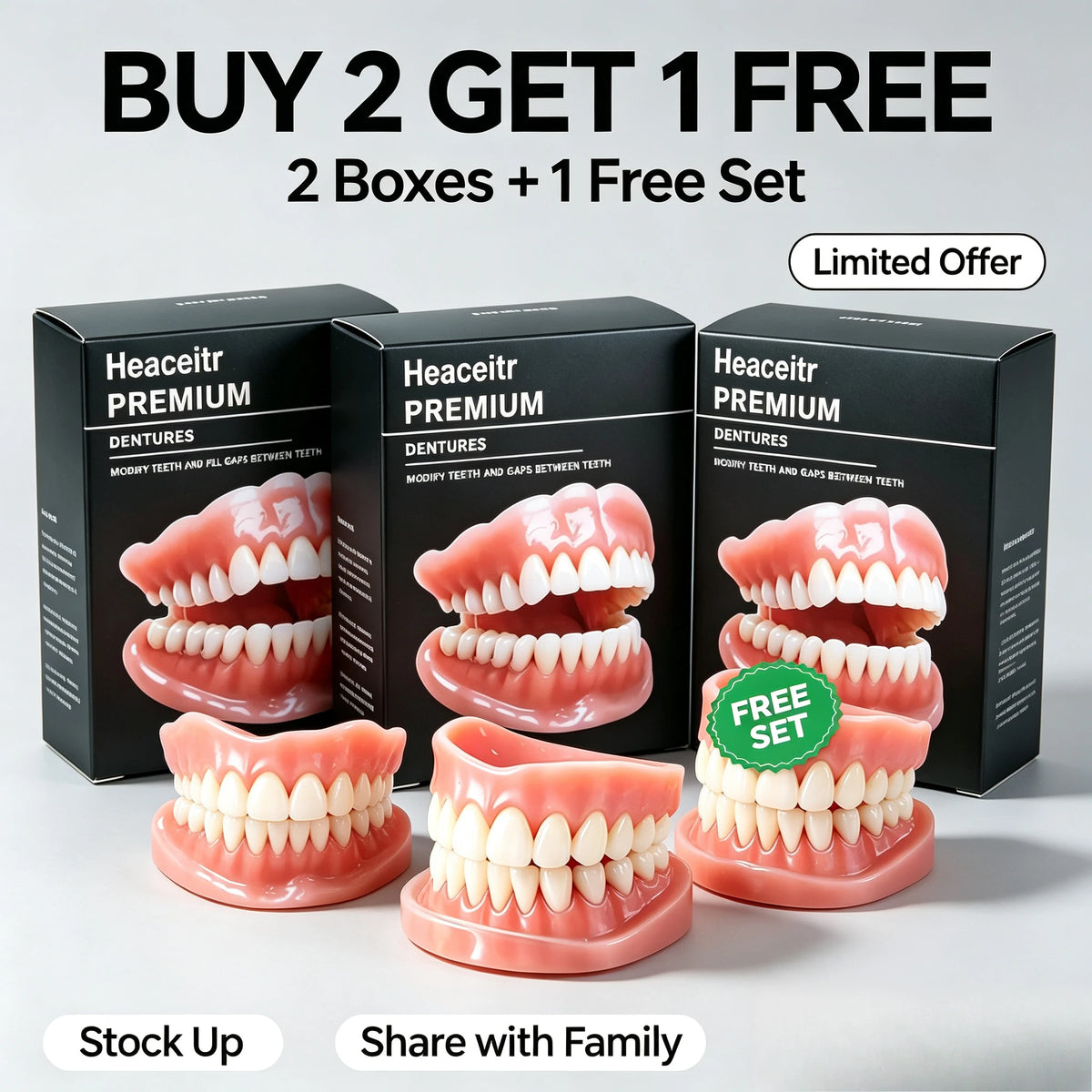 Custom Fit Silicone Dentures for Comfortable and Natural Looking Smile