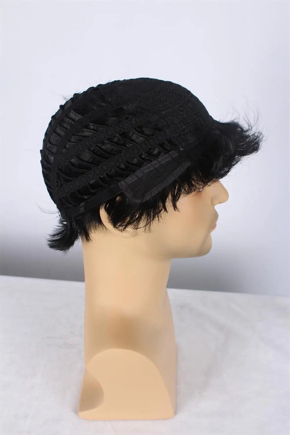 Short Fluffy Layered Cosplay Wig for Men - 5