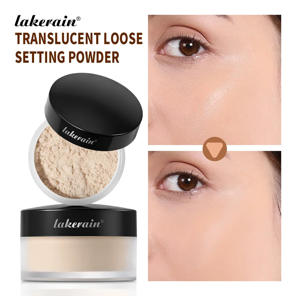 Translucent Loose Setting Powder for Flawless Matte Makeup Finish