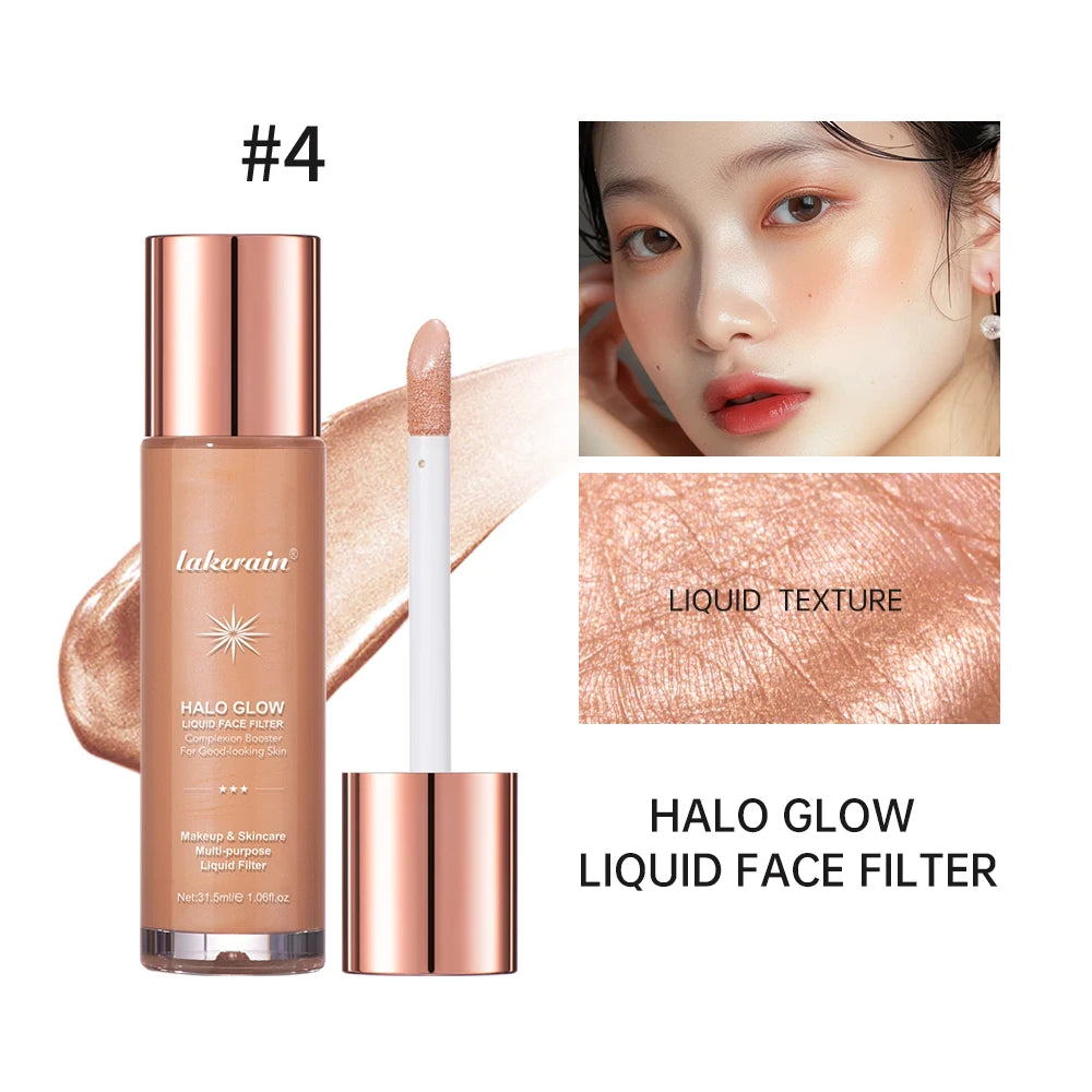 Liquid Illuminating Face Highlighter for a Radiant Dewy Skin Glow