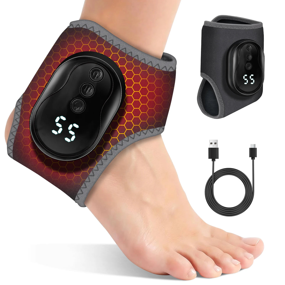 Vibration Massage Wrap for Ankle and Wrist Pain Relief