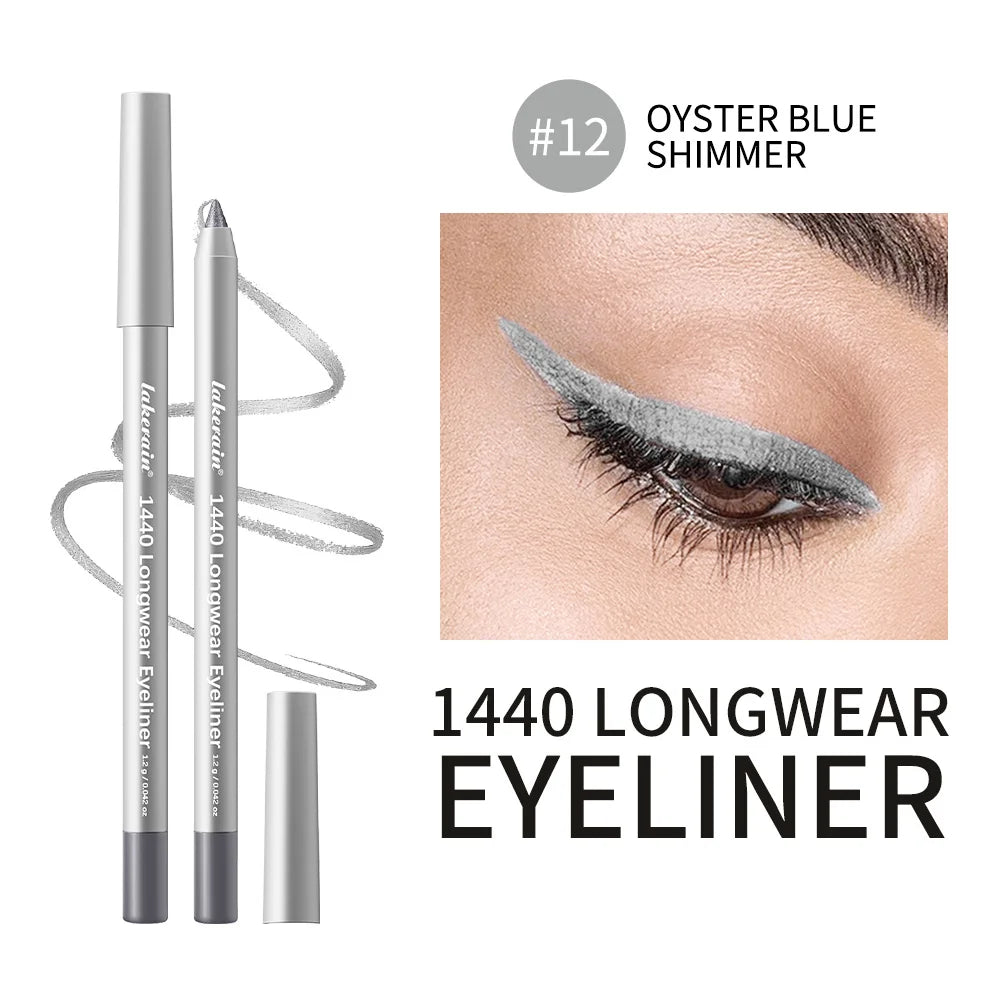 Waterproof Long-Lasting Eyeliner Pencil for Precise Smokey Eye Makeup