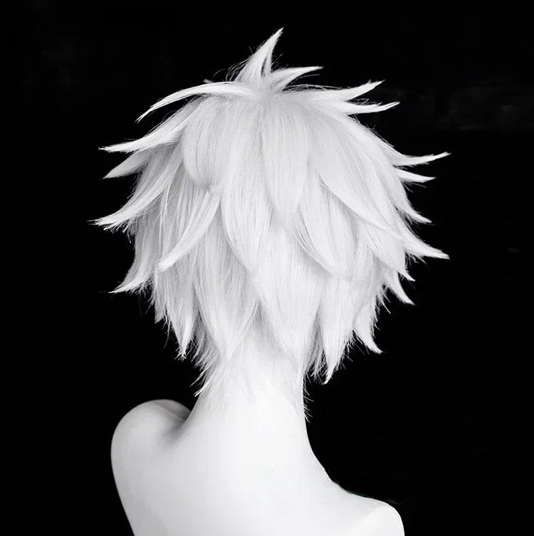 White Anime Character Cosplay Wig with Accessories