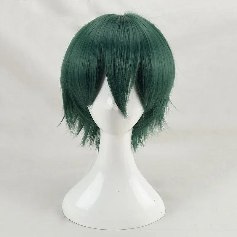 Short Layered Synthetic Cosplay Wig for Costume Parties and Events