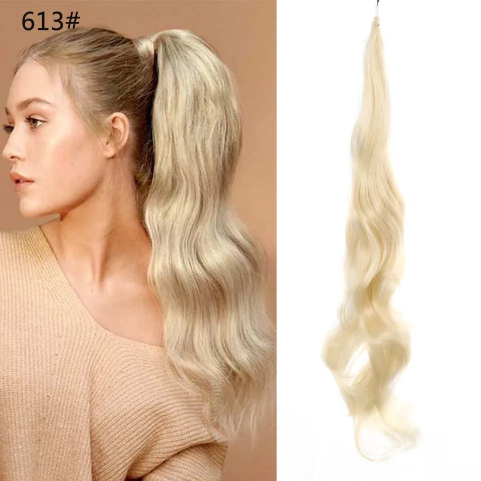 Wavy Wrap Around Ponytail Extension - 9