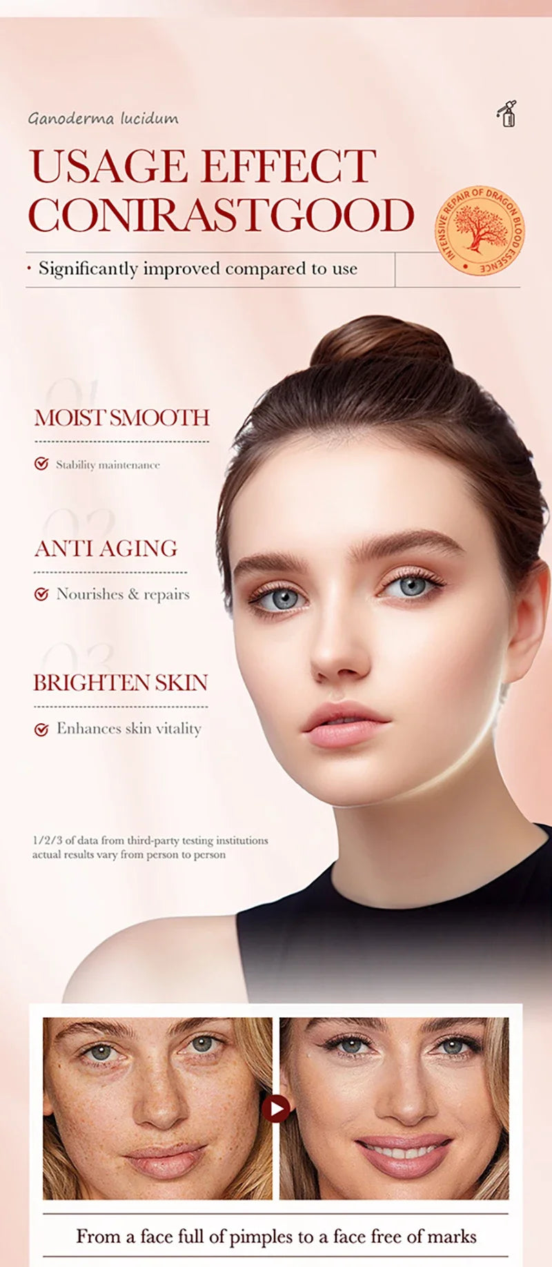 Anti-Aging Dragon Blood Facial Serum for Wrinkle Reduction and Firming - 13