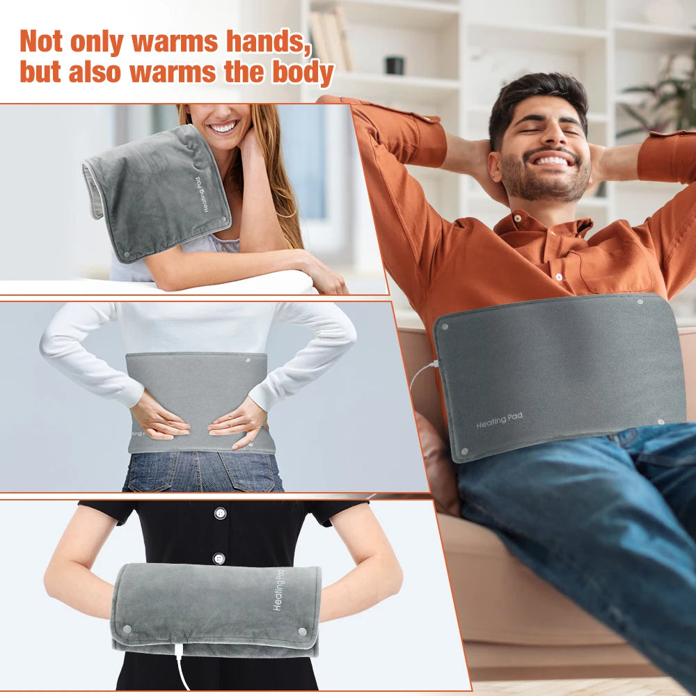 USB Heated Graphene Hand Warmer and Desk Heating Pad for Winter Comfort - 6