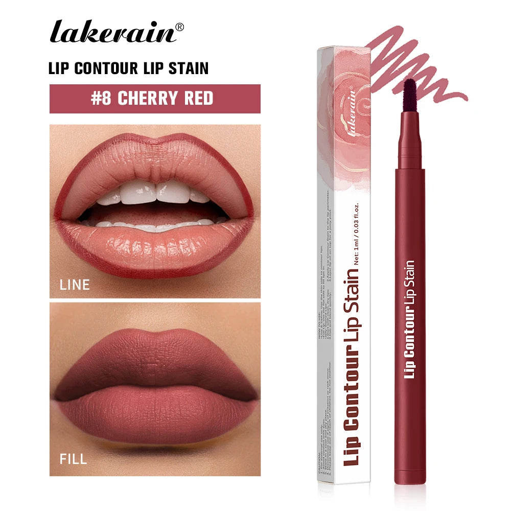 Dual-Sided Lip Contour Stain Pen for Precise Definition and Color - 20