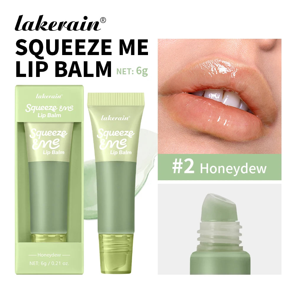 Hydrating Squeeze Lip Balm for Deep Moisture and Sheer Tinted Care