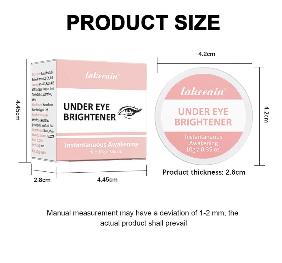 Hydrating Under Eye Brightener Concealer for Radiant Dark Circle Correction - 17