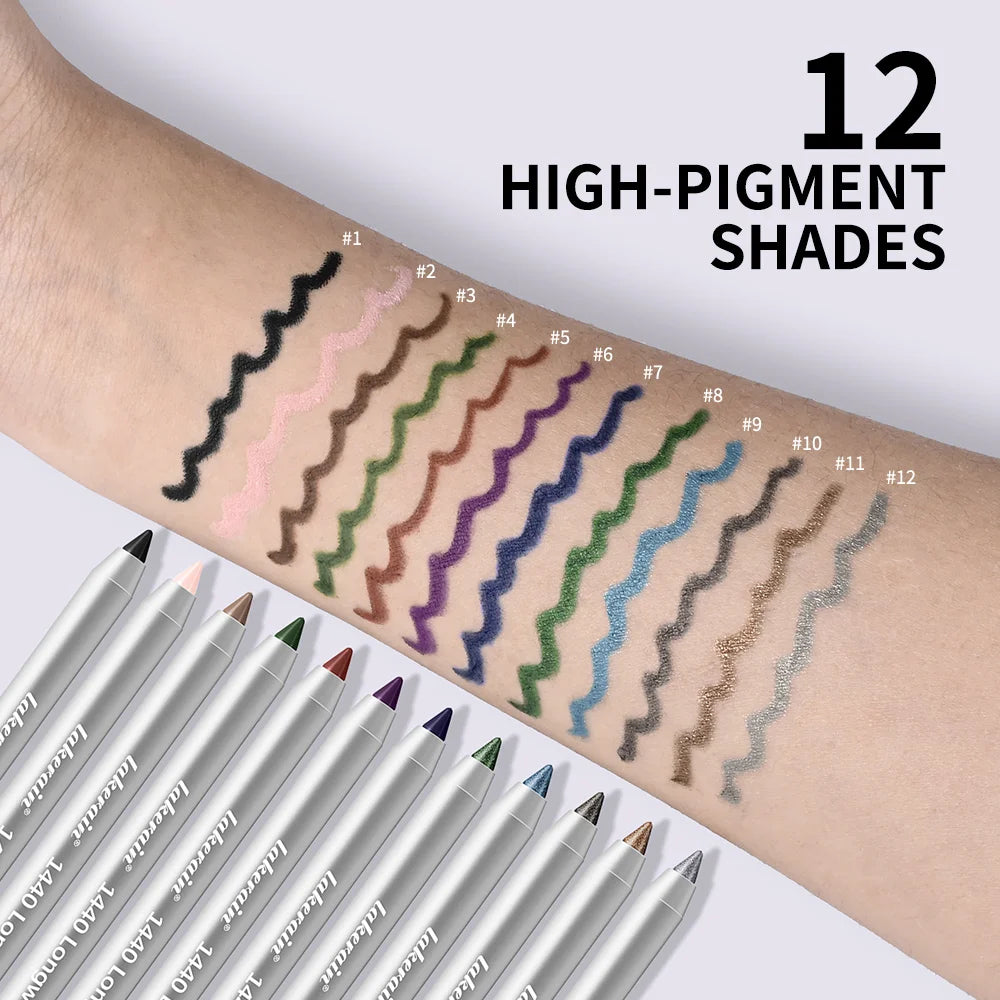Waterproof Long-Lasting Smudge-Proof Eyeliner Pencil for All Day Wear - 6