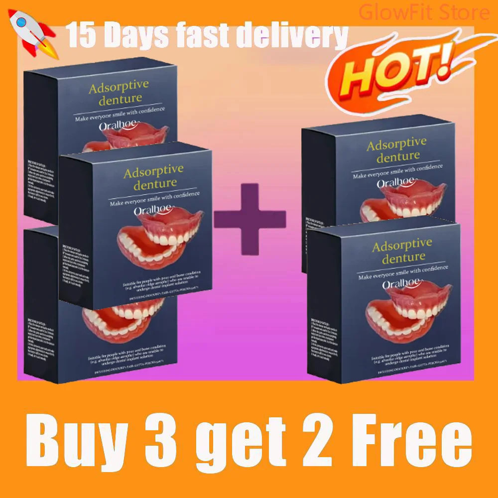Comfortable Silicone Denture Set for Natural Smile and Daily Use - 8