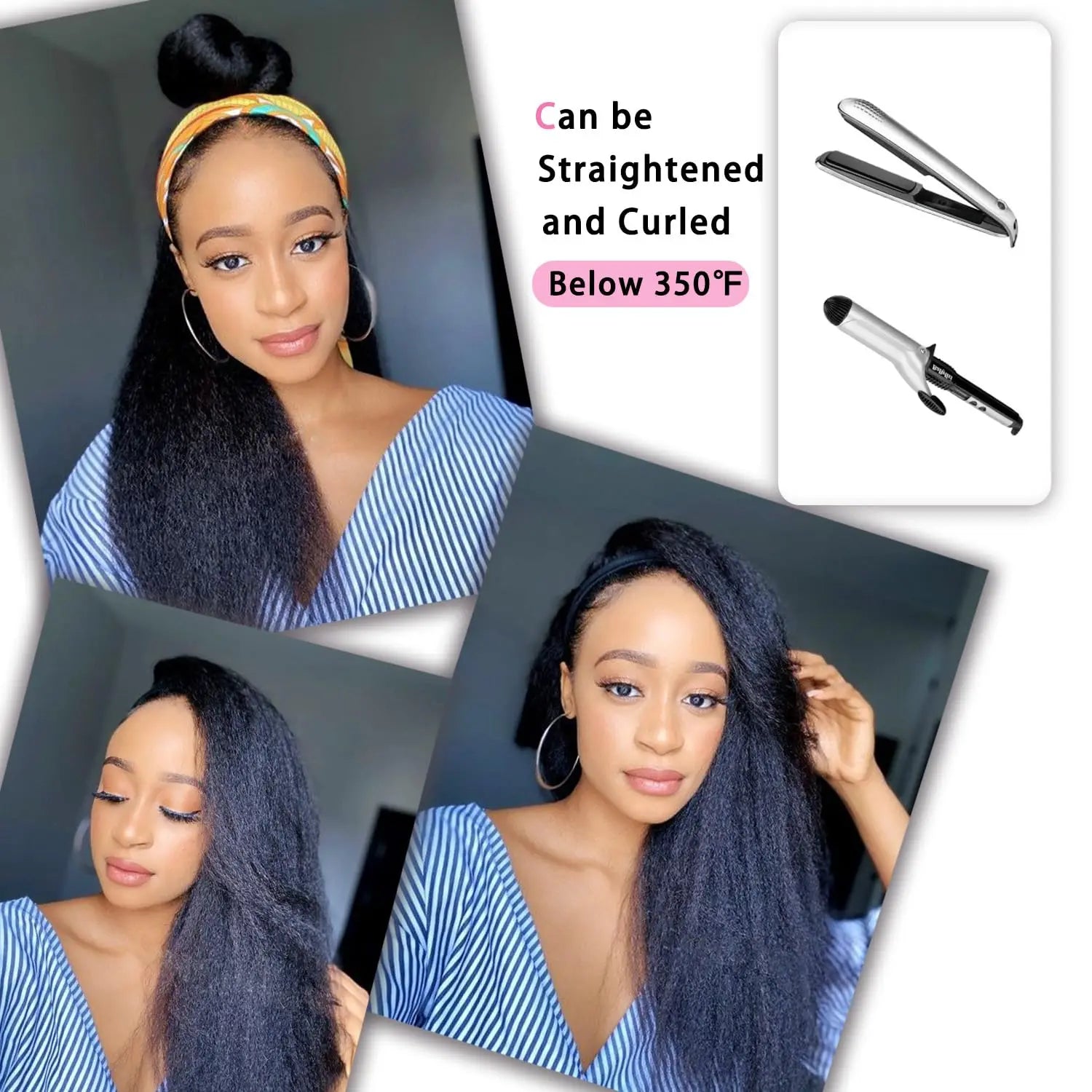 Long Yaki Straight Headband Wig for Easy Daily Styling - 6