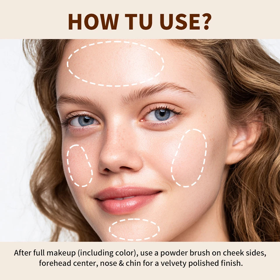 Translucent Loose Setting Powder for Flawless Matte Makeup Finish