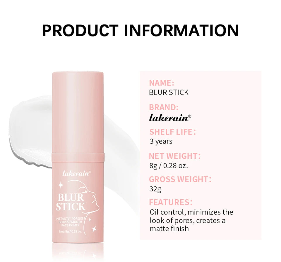 Invisible Pore Primer Stick for Smooth Matte Finish and Oil Control