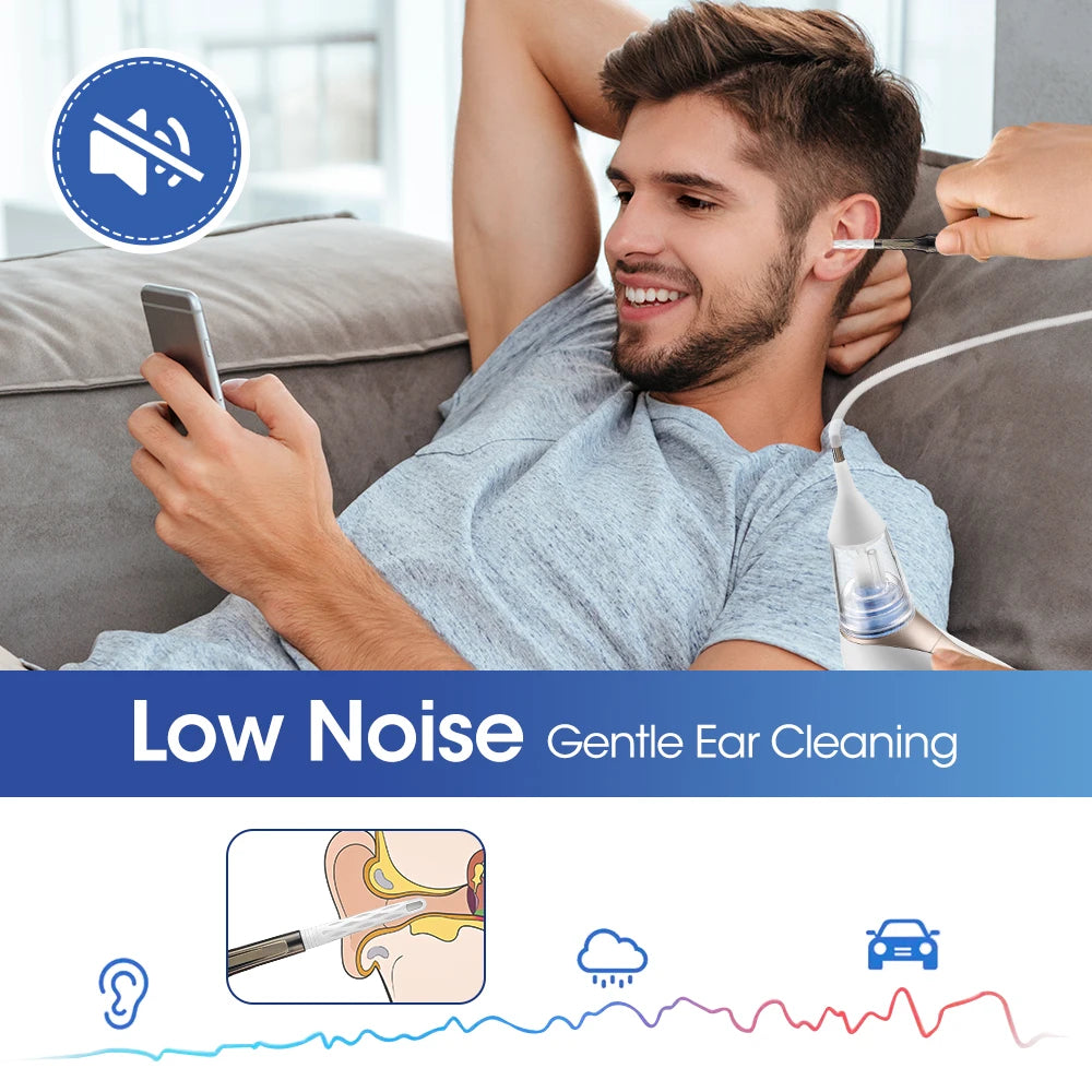 Intelligent Electric Earwax Vacuum Removal Tool for Gentle Ear Cleaning