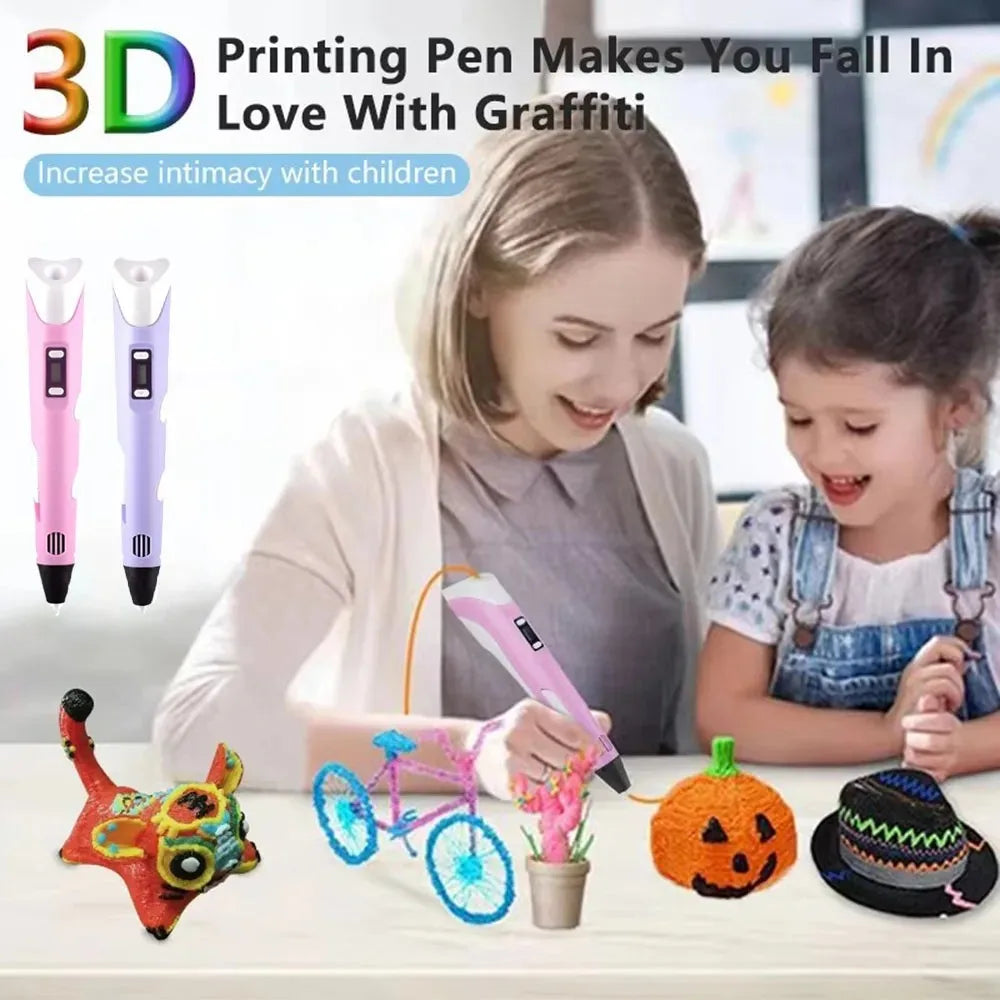 3D Printing Pen for Kids DIY Creative Drawing and Artistic Projects