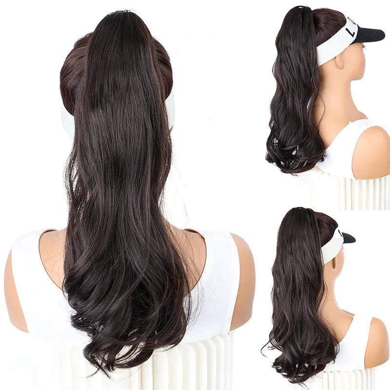 18-Inch Wavy Claw Clip Ponytail Hair Extension - 6