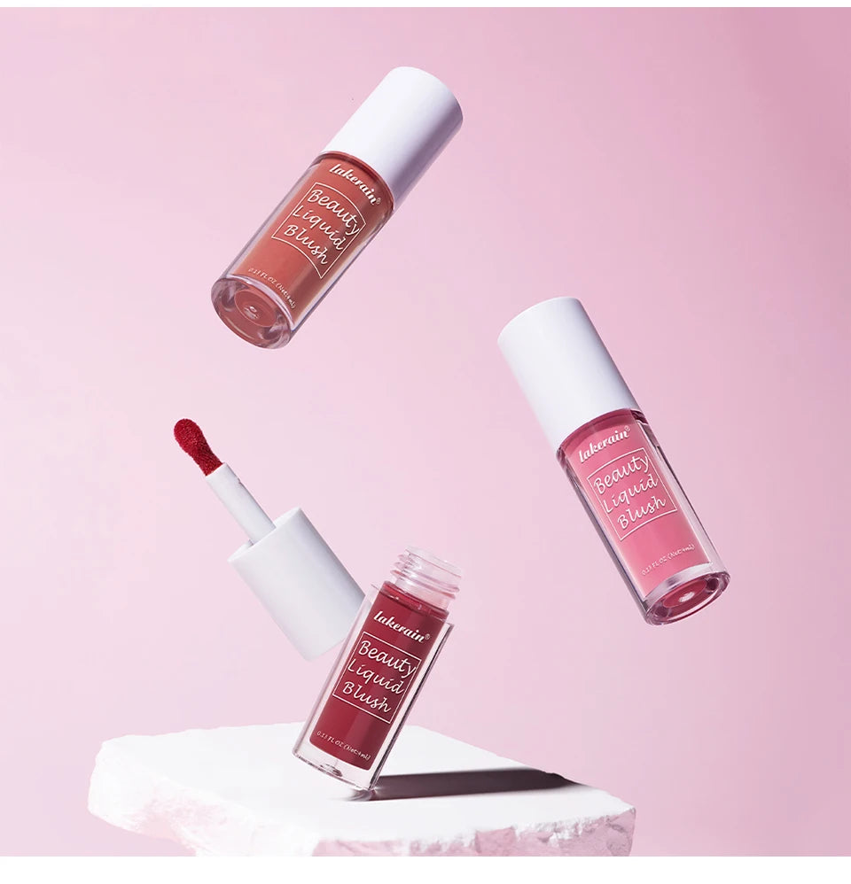 Waterproof Liquid Cheek Blush for Natural Long Lasting Dewy Makeup Glow
