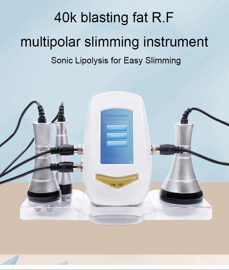 Professional 40K Ultrasonic Cavitation Body Shaping & Skin Tightening Unit
