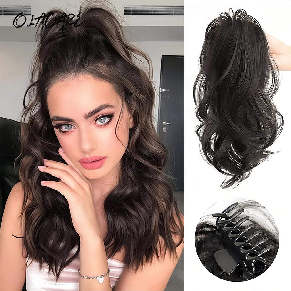Instant Clip-In Claw Ponytail Hair Extension - 17