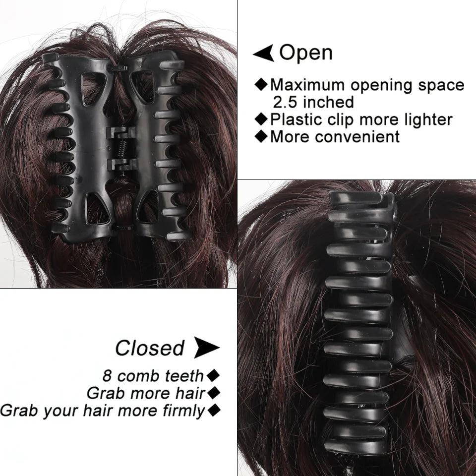 Fluffy Messy Bun Hair Extension for Easy Elegant Updos - 4