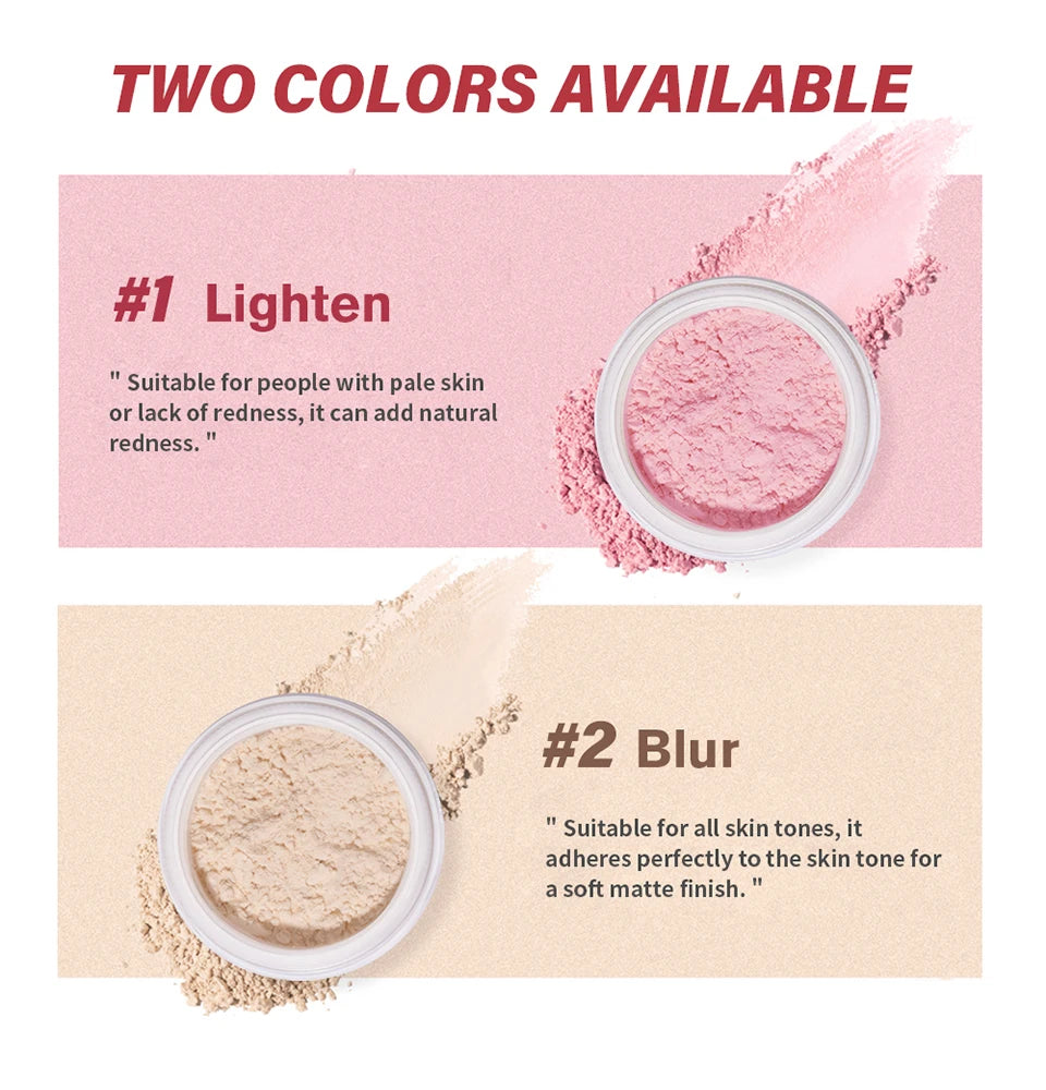Matte Oil-Control Loose Setting Powder for Flawless Long-Lasting Makeup